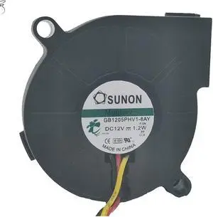 for 5015 5cm fan GB1205PHV1-8AY  DC: 12V 1.2W three wire turbo fan 50*50*15MM