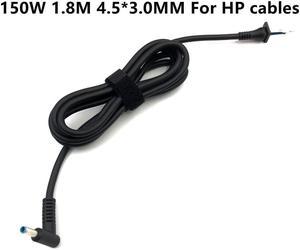 150W DC power cables 4.5*3.0mm for  HP notebook DC power cable G5 Shadow ENVY Elitebook Elf Xiaoou 4.5*3.0mm with pin 1.8M