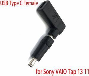 USB Type C PD Power Adapter Converter for Sony VAIO Tap 13 11 SVT1122X9RW SVT1122Y9EB SVT11229CKB Laptop Charger