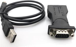 USB to RS232 Serial Port Adapter Connector 9-Pin DB9 Serial COM Port Adapter Converter Cable