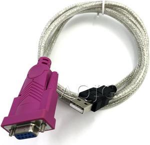 USB to Rs232 serial cable female port switch USB to serial DB9 female serial cable dual chip USB to COM best quality