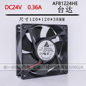10PCS AFB1224HE 24V 0.36A 12cm 12038 large air frequency converter cooling fan 148.34CFM 3500RPM