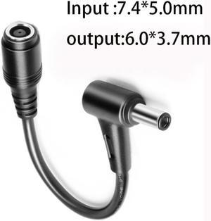 7.4*5.0mm Female to 6.0*3.7MM With Pin For ASUS special computer games Charing Power Cord 10cm Repair