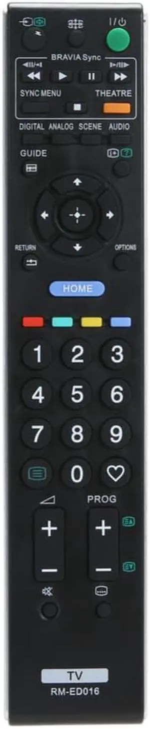 Universal TV Remote Control Replacement Remote Controller Television Remote Control All Functions for Sony TV  For RM-ED016