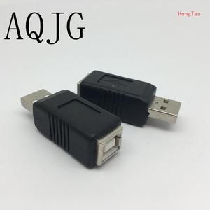 10pcs/lot USB 2.0 A female to B female printer USB port converter adapter connector retail wholesale