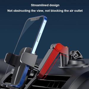 Mobile Phone Bracket Holder Stable Dashboard Car Phone Holder 360 Degree Rotation with Suction Cup Base Auto Accessories