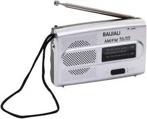 Digital Retro Radios Memory Function Handheld Short/Long Wave Radio Devices Manual Channel Search Powered for Old People