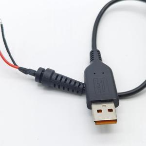 DC USB Plug Charging Cable  2 Core 20V2A For Lenovo Yoga 3 Pro 13-5Y70 5Y711 Yoga 4 L3FE  goga700  adapter Repaid Cord 1.2M