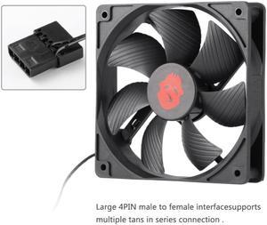 12cm Big 4 Pin High Speed Desktop Chassis Fan Large Air Volume PC Case Radiator