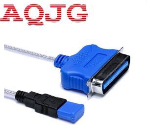 1.8M USB 2.0 To Parallel IEEE 1284 Centronic  25 Pin CN36 Printer Adapter Cable   for PC Laptop Desktop Notebook 6FT AQJG