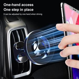 Magnetic Cell Phone Holder Stand Universal Air Vent Fixed Mobile Phone Stand Bracket Adjustable Auto Accessories