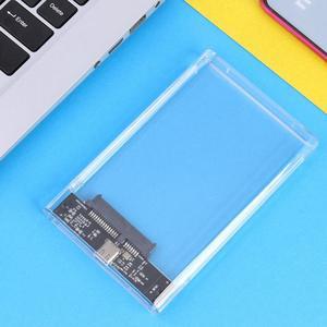 VKTECH Transparent 2.5'' HDD Case USB 3.1 Type-C to SATA Adapter External Hard Drive Enclosure Mobile HDD Box SSD Hardisk Case