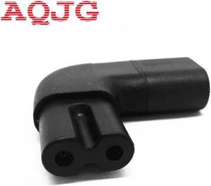 Figure 8 IEC 320 IEC320 iec C7 to C8 90 Degree Left & Right Angled AC Power Adapter Male Female Extension connector AQJG