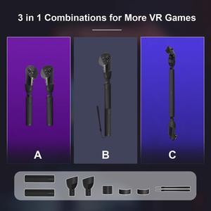 Extension Handle Professional Extension Grips Comfortable Grip Gaming Immersion Accessories for Meta Quest Pro