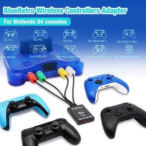 Gamepad Wireless Adapter Portable Controller Adapter Bluetooth-compatible Gamepad Converter Adapter Accessories for N64 Console