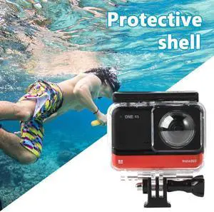 Underwater Dive Housing Cover Portable Protective Shell Anti-drop Protector Accessories for Insta360 ONE RS Panoramic Camera