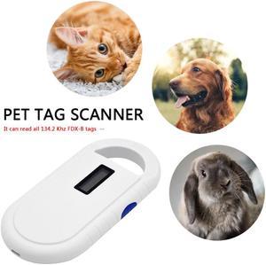 Handheld Digital Pet ID Chip Scanner Rechargeable Animal Microchip RFID Reader Pet ID Reader Animal Chip  Scanner