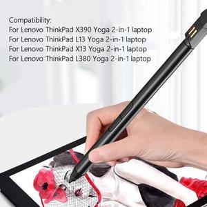 Aluminum Alloy Laptop Stylus Rechargeable Touch Stylus Pen 4096 Pressure Sensitive Drawing Writing for Lenovo ThinkPad X390 Yoga