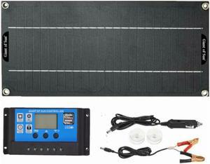 50W Solar Panel Kit 18V 100A Charger Controller for Car RV Outdoor  Camping Hiking Accessories