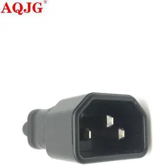 Power Plugs Adapter,IEC 320 C14 to C7 Adapter Converter C13 to C7 AC Power Plug,Socket 3 Pin to 2 Pin IEC320 Adapter