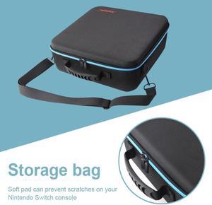 Carrying Case Portable Game Console Storage Bag Multi-function Console Travel Pouch Shockproof Game Accessories for Switch OLED