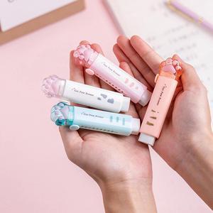 Cute Cat Paw Erasers Pushpull Eraser Kawaii Stationery Rubber Erasers Cleaner Correction Tool Random Color