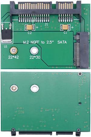 1Pc M.2 NGFF Ssd Solid State Hard Disk To Half High 2.5 Inch Sata3 Adapter Card