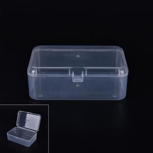 Transparent Plastic Stationery Holder Storage Box for Cosmetics Jewelry Collection Parts Element Small Case Organization Display