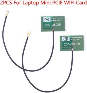 2x IPEX Internal WIFI Antenna for Mini PCIE WIFI Card for Computer Laptop Computer Networking