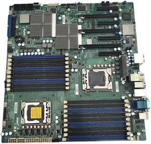 Server Motherboard For X8DAH+-F Two Way X58 LGA 1366 Stand By X5650 L5520 Fully Tested Good