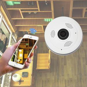 Panoramic Wireless IP Camera Audio Video Fish-eye Lens Wide Angle 10m/30ft Night Vision VR CCTV Home Security Surveill