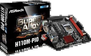 H110M-PIO one machine industrial control  side plug-in graphics card motherboard uDTX
