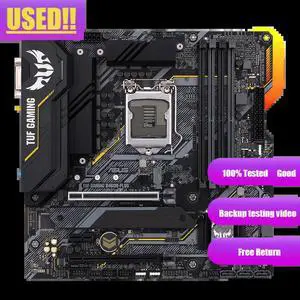 TUF GAMING B460M-PLUS  mATX B460 DDR4 6, SATA 6 Gbps, USB 3.2 Gen 1 128G LGA 1200 CPU Motherboard