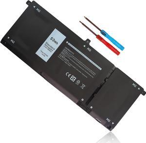 53Wh H5CKD 15V Battery for Dell Inspiron 5300 5301 5401 5402 5408 5409 5501 5508 5509 5400 5406 7405 7300 7306 7500 7506 2-in-1 Silver Series Latitude 3410 3510 Vostro 5301 5401 5402 5501 5502 7T8CD