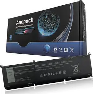 Anepoch 69KF2 Laptop Battery Replacement for Dell XPS 15 9500 Precision 5550 Alienware M15 R3 R4 M17 Series Notebook 70N2F 070N2F 8FCTC 08FCTC 11.4V 86Wh 7167mAh 6-Cell