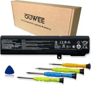 OUWEE BTY-M6H Laptop Battery Compatible with MSI GE62 2QC 2QE 6QC 6QD 6QF GE72 2QC 2QD 2QE 6QC 6QD 6QF Series Notebook 3ICR19/65-2 10.86V 51WH 4730mAh 6-Cell