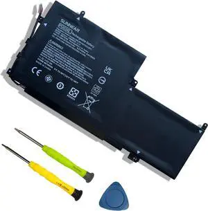 SUNNEAR PG03XL 831758-005 Laptop Battery Replacement for HP Spectre X360 15 AP011DX 15-AP000 AP000NA AP000NF AP000NX Series Notebook 831532-421 HSTNN-LB7C 11.52V 65Wh 5430mAh (Tpye B)