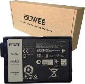 OUWEE 7WNW1 Laptop Battery Compatible with Dell Latitude 7424 Latitude 5424 Latitude 5420 Rugged Extreme Series DMF8C 0DMF8C 11.4V 51Wh 4342mAh 3-Cell
