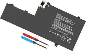 OM03XL Battery for HP EliteBook X360 1030 G2 1GY31PA 1UX08PA Y8Q67EA Y8Q89EA Z2W62EA Series 863167-171 863280-855 HSTNN-IB7O HSTNN-IB70 HSTNN-1B70 863167-1B1 HSN-I04C OMO3XL 0MO3XL OM03057XL 57Wh