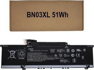 IZKROR BN03XL 51Wh Laptop Battery Replacement for HP Envy X360 13-AY 13-AR 13-BA X360 15 2020 15-ED0000 15-ee 15-EU0XXX 15M-EE 15M-EE0023DX Series HSTNN-DB9N HSTNN-OB1O L73965-271 L76965-2C1 11.55V