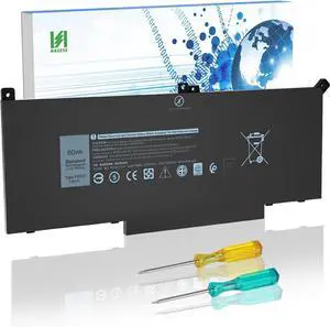 F3YGT Battery Replacemwnt for Dell Latitude 12 7000 7280 7290 Latitude 13 7000 7380 7390 P29S002 Latitude 14 7000 7480 7490 P73G002 Series DM3WC DM6WC