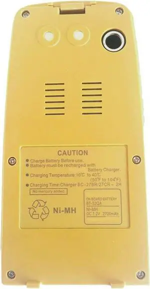 powerforlaptop 7.2V 2700mAh Replacement Battery Compatible with BT-52QA TOPCON BT52Q Total Stations 3 PIN
