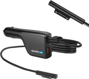 Surface Car Charger 120W 15V 8A Car Charger Power Supply Adapter Compatible with Surface Pro X 11 10 9 8 7 6 5 4 3 Surface Book 3 2 1 Surface Laptop 4 3 2 1 and Surface Go 102W 65W 44W 36W