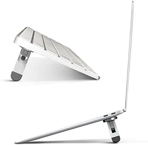 ProRiser by PostureUp Self-Adhesive Non-Scratch Aluminum Laptop & Keyboard Stand for Desk, 1.75 & 3in Elevation, Adjustable Computer Stand, Laptop Riser for Up to 20in Laptops and Keyboards ProRiser by PostureUp Self-Adhesive Non-Scratch Aluminum Laptop & Keyboard Stand for Desk, 1.75 & 3in Elevation, Adjustable Computer Stand, Laptop Riser for Up to 20in Laptops and Keyboards