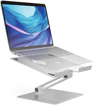 Durable Folding Adjustable Laptop Mount - Ergonomic Universal Laptop Computer Stand for Desk, Portable Laptop Stand Folds for Easy Storage, Non Slip Aluminum Laptop Mount, 10-17 Laptops and Tablets Durable Folding Adjustable Laptop Mount - Ergonomic Universal Laptop Computer Stand for Desk, Portable Laptop Stand Folds for Easy Storage, Non Slip Aluminum Laptop Mount, 10-17 Laptops and Tablets