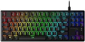 HyperX Alloy Origins Core - Tenkeyless Mechanical Gaming Keyboard, Software Controlled Light & Macro Customization, Compact Form Factor, RGB LED Backlit, Linear HyperX Red Switch,Black