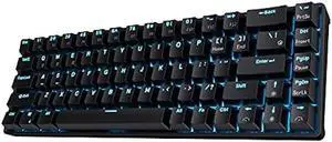 RK ROYAL KLUDGE RK68 Wireless Hot Swappable 65% Mechanical Keyboard, 68 Keys Compact Bluetooth Gaming Keyboard with Stand-Alone Arrow/Control Keys, Black, Quiet Red Switch RK ROYAL KLUDGE RK68 Wireless Hot Swappable 65% Mechanical Keyboard, 68 Keys Compact Bluetooth Gaming Keyboard with Stand-Alone Arrow/Control Keys, Black, Quiet Red Switch