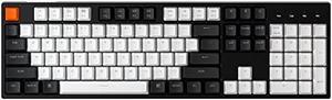 Keychron C2 Full Size Wired Mechanical Keyboard for Mac, Hot-swappable, Gateron G Pro Brown Switch, RGB Backlight, 104 Keys ABS keycaps Gaming Keyboard for Windows, USB-C Type-C Braid Cable