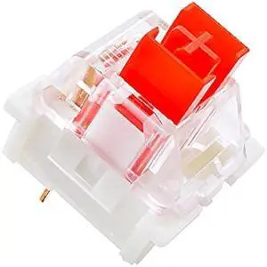 (Gaote) Switches 3 Pin RGB DIY Replaceable Key Switches for Mechanical Gaming Keyboard (65Pieces) (Red)