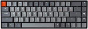 Keychron K6 Hot Swappable Wireless Bluetooth 51Wired Mechanical Gaming Keyboard 65 Compact 68Key RGB LED BacklightGateron G Pro Blue SwitchRechargeable Battery Compatible with Mac Windows